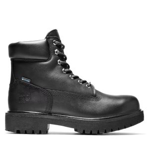 Timberland PRO: Men's Direct Attach 6" Soft Toe Boots (Black Full-Grain)