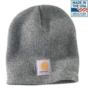 Carhartt: Knit Beanie (Heather Gray/Coal Heather)