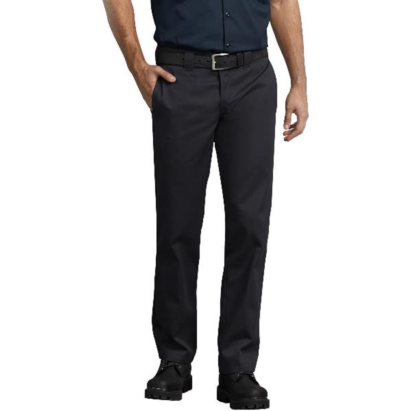 Dickies: Slim Fit Straight Leg Work Pants (Black)
