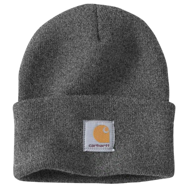 Carhartt: Knit Cuffed Beanie (Coal Heather)