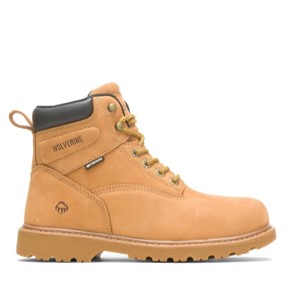 Wolverine: Men's Floorhand Waterproof 6" Work Boot (Wheat)