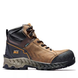 Timberland PRO: Men's Work Summit 6" Composite Toe Work Boots (Distressed Brown Full-Grain)