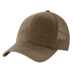 Carhartt: Canvas Mesh-Back Logo Graphic Cap (Light Brown)