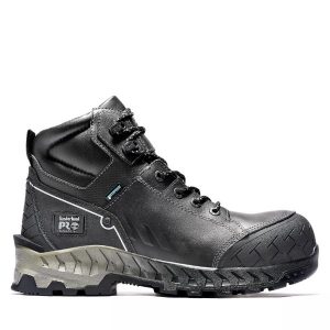 Timberland PRO: Men's Work Summit 6" Composite Toe Work Boots (Black Full-Grain)