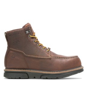 Wolverine: Men's I-90 Durashocks Moc-Toe 6" Work Boot (Brown)