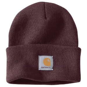 Carhartt: Knit Cuffed Beanie (Deep Wine)