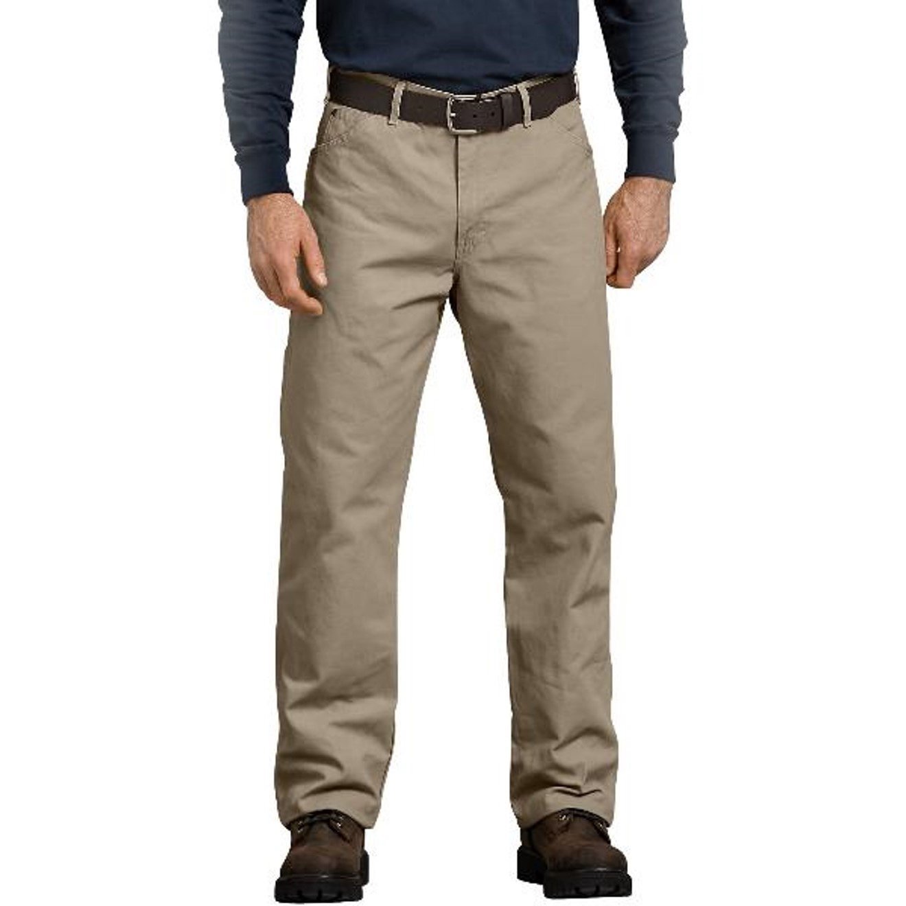 Dickies: Relaxed Fit Straight Leg Carpenter Duck Jeans (Desert Khaki)