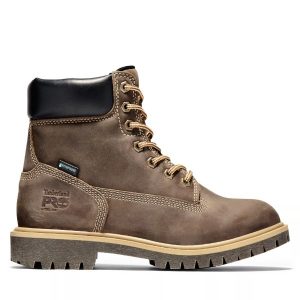 Timberland PRO: Women's Direct Attach 6" Steel Toe Boots (Brown Full-Grain)