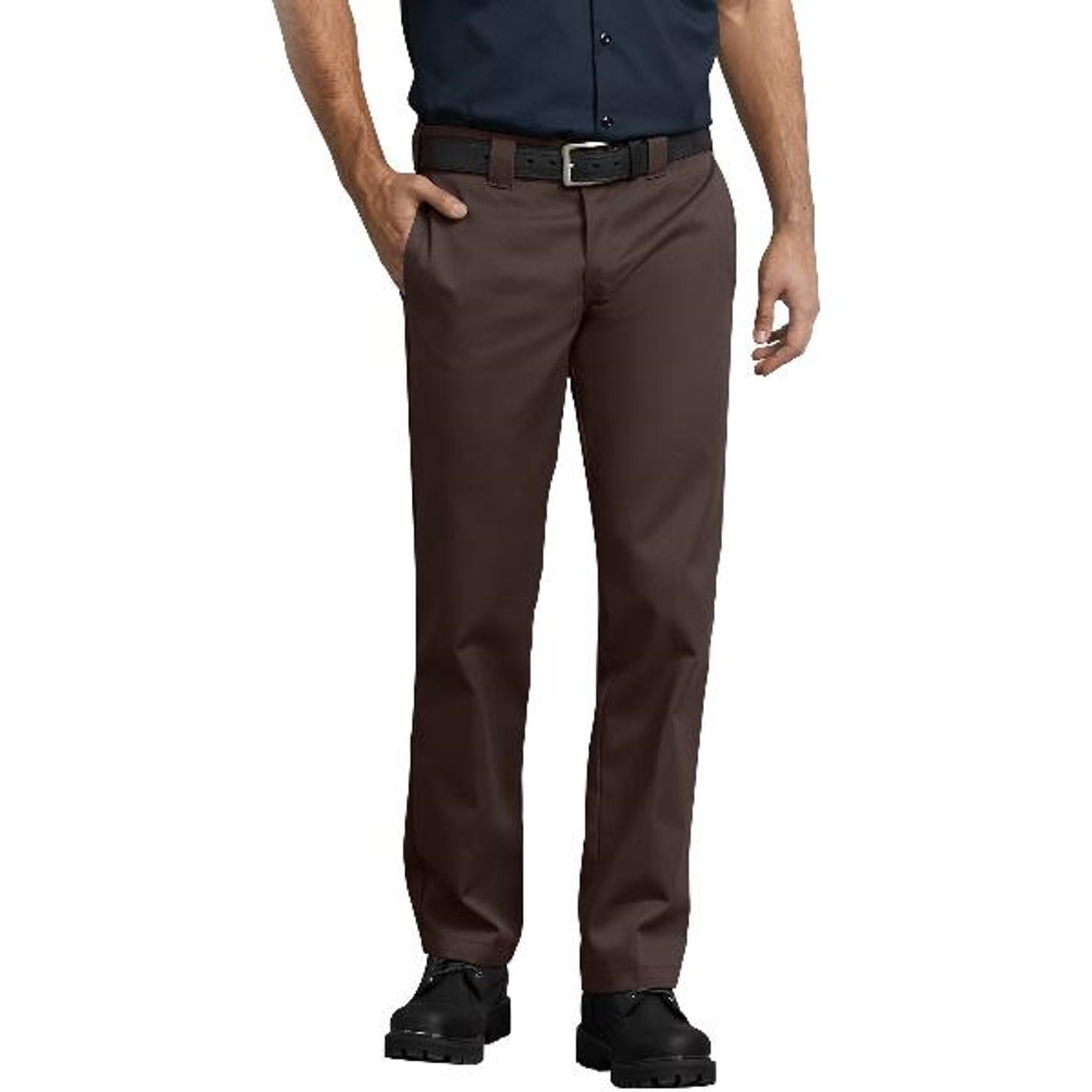Dickies: Slim Fit Straight Leg Work Pants (Dark Brown)