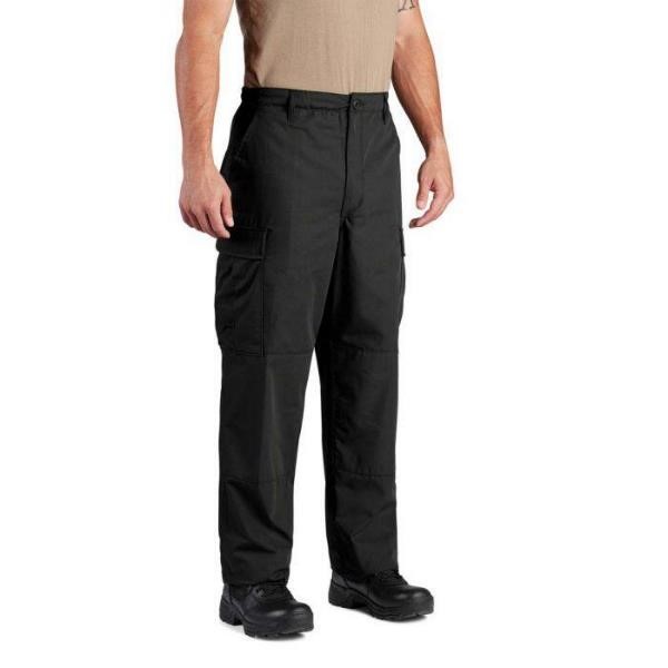 Propper: Men's Battle Rip® 65/35 Ripstop BDU Trouser Zipper Fly (Black)