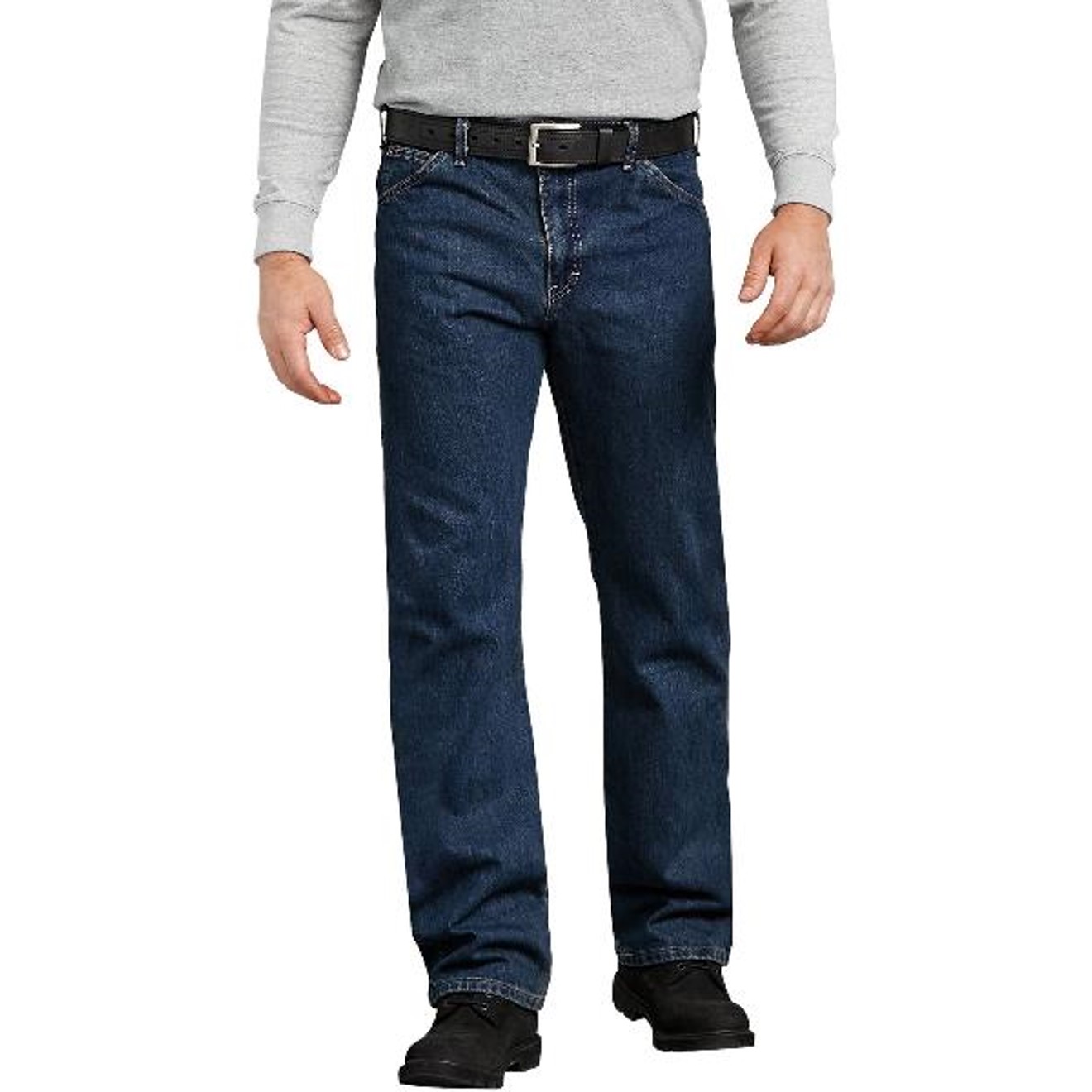 Dickies: Regular Straight Fit 6-Pocket Denim Jeans (Heritage Tinted Khaki)