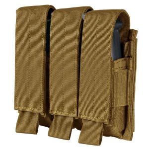 Condor Outdoor: Triple Pistol Mag Pouch (Coyote Brown)