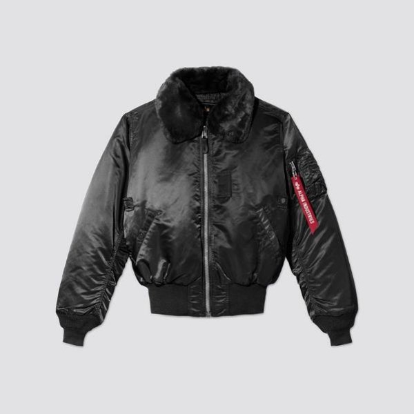 Alpha Industries: Men's Heritage B-15 Bomber Jacket (Black)