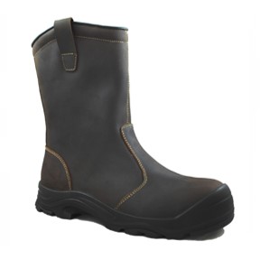 Work Zone: 960 Soft Toe Pull-On (Brown)