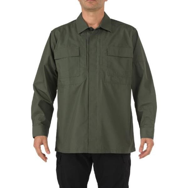 5.11 Tactical: Men's TDU® Long Sleeve Shirt (TDU Green)