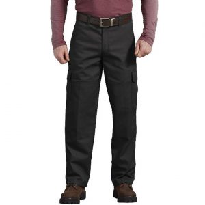 Dickies: FLEX Active Waist Regular Fit Cargo Work Pants (Black)