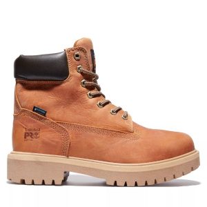Timberland PRO: Men's Direct Attach Waterproof Soft Toe Boots (Marigold Full-Grain)