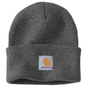 Carhartt: Knit Cuffed Beanie (Coal Heather)