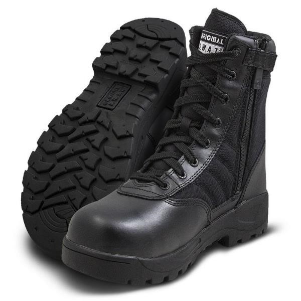 Original S.W.A.T.: Classic 9" Side-Zip Safety Plus (Black)