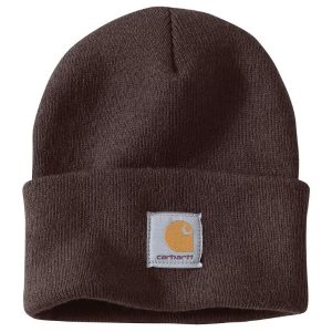 Carhartt: Knit Cuffed Beanie (Dark Brown)