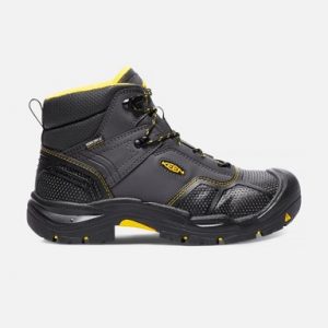 Keen Utility: Men's Logandale Waterproof Steel Toe Boot (Raven/Black)