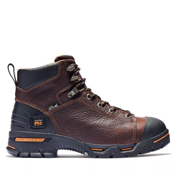 Timberland PRO: Men's Endurance 6" Soft Toe Work Boots (Brown Briar Full-Grain)