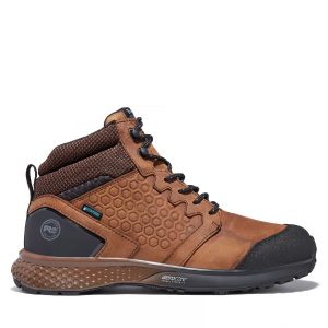 Timberland PRO: Men's Reaxion Hikers (Brown Full-Grain Leather/Brown)