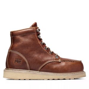 Timberland PRO: Men's Barstow Wedge Alloy Toe Work Boots (Rust Full-Grain)