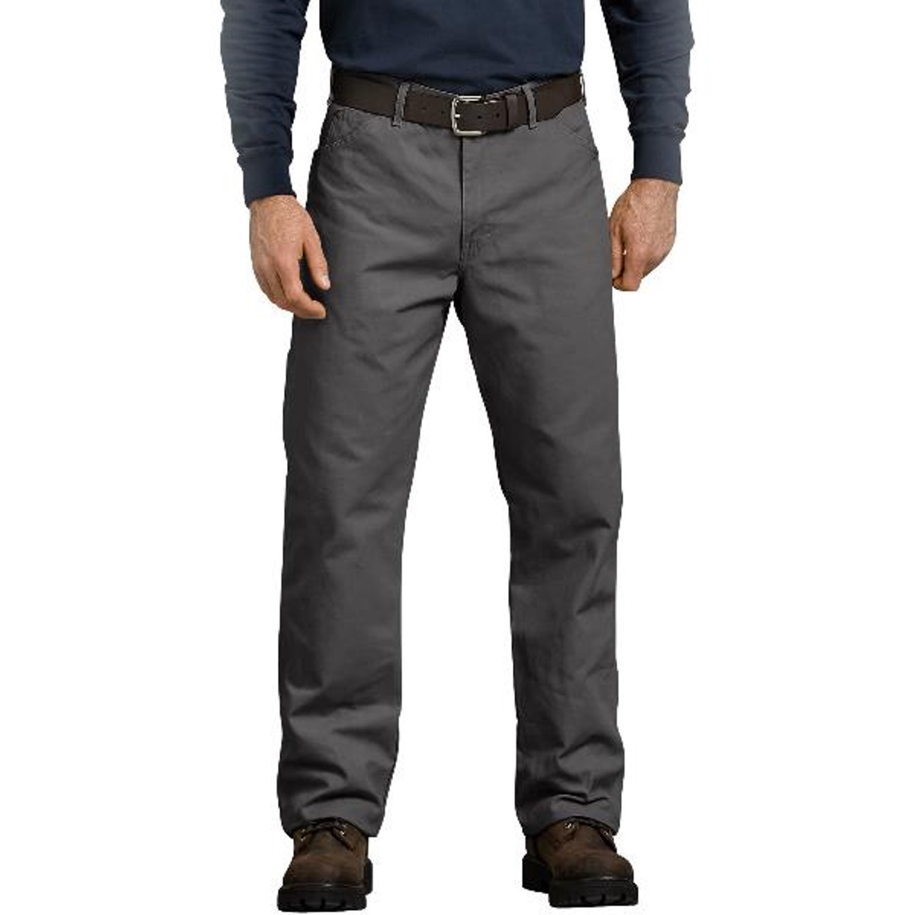 Dickies: Relaxed Fit Straight Leg Carpenter Duck Jeans (Dark Gray)