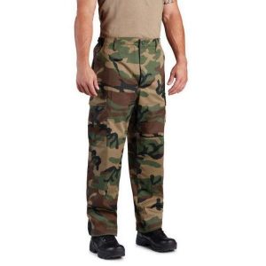 Propper: Men's 60/40 Twill BDU Trouser Button Fly (Woodland Camo)