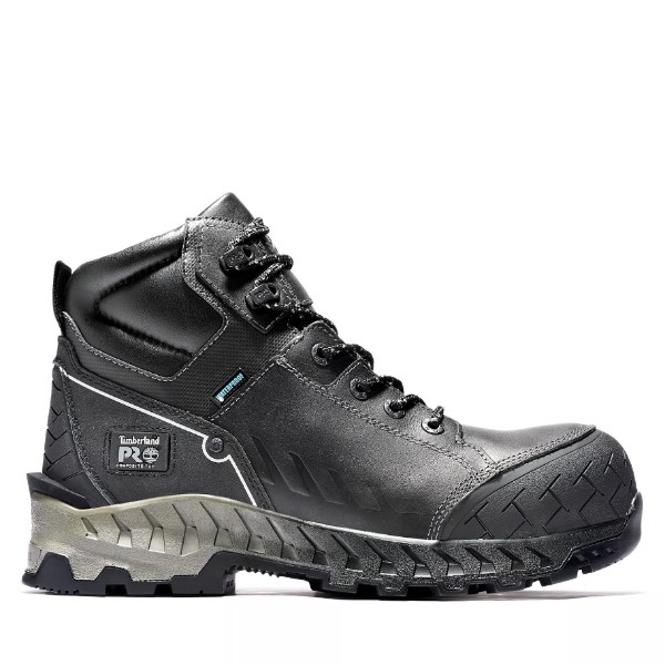 Timberland PRO: Men's Work Summit 6" Composite Toe Work Boots (Black Full-Grain)