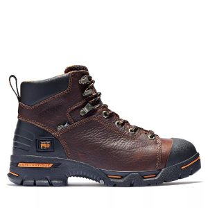 Timberland PRO: Men's Endurance 6" Soft Toe Work Boots (Brown Briar Full-Grain)