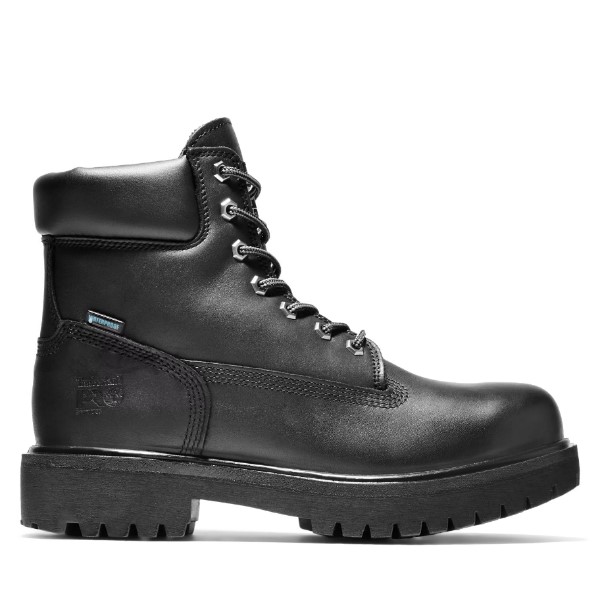 Timberland PRO: Men's Direct Attach 6" Soft Toe Boots (Black Full-Grain)