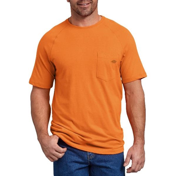 Dickies: Cooling Temp-iQ® Performance Short Sleeve Hi-Vis T-Shirt (Bright Orange)