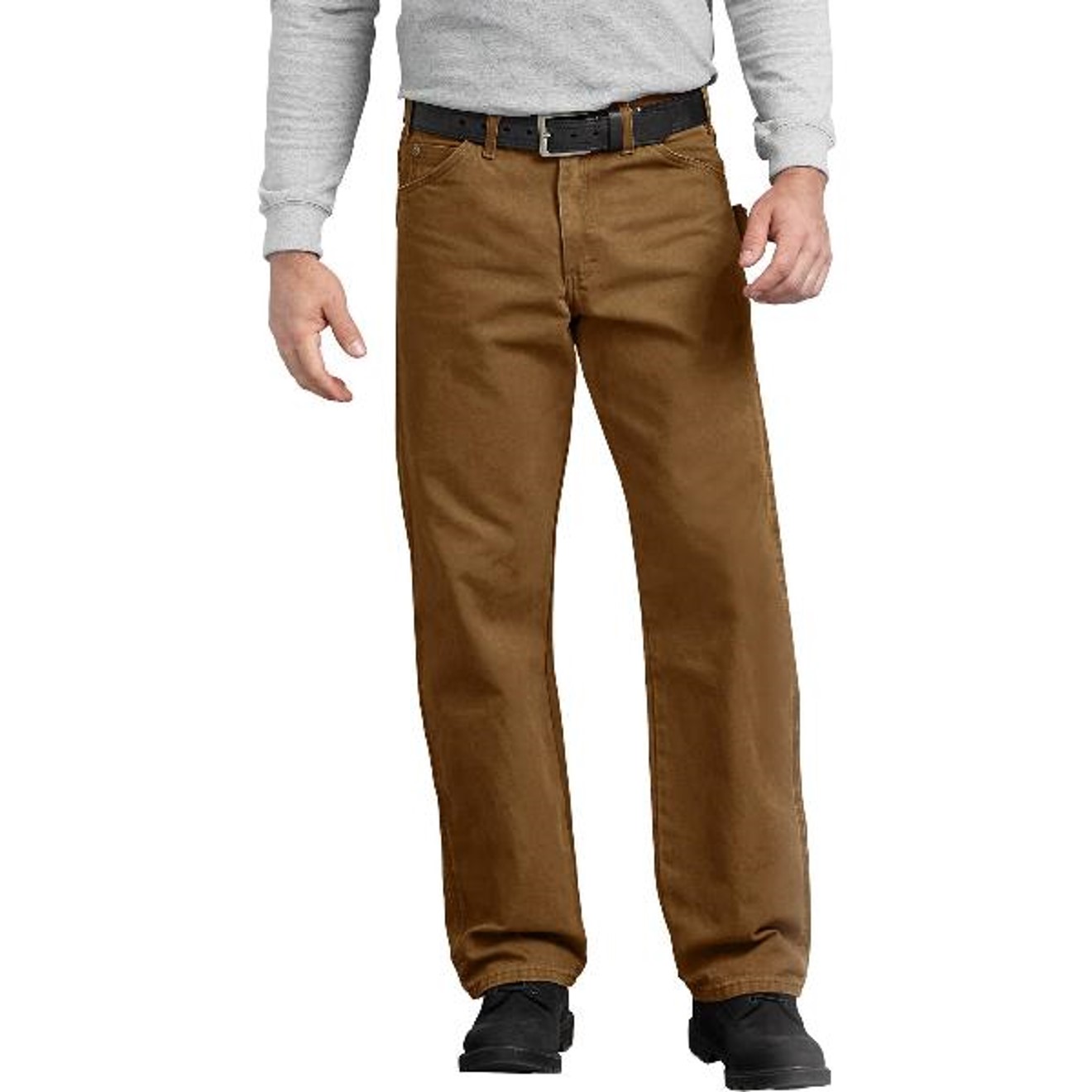 Dickies: Relaxed Fit Straight Leg Carpenter Duck Jeans (Brown Duck)