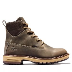 Timberland PRO: Women's Hightower 6” Soft Toe Work Boots (Brown Full-Grain)