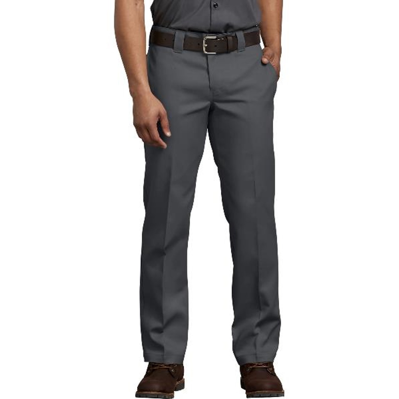 Dickies: FLEX Slim Fit Straight Leg Work Pants (Charcoal Gray)