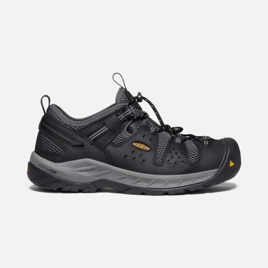 Keen Utility: Men's Atlanta Cool II Steel Toe Shoe (Black/Dark Shadow)