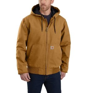 Carhartt: Loose Fit Washed Duck Insulated Active Jac (Carhartt Brown)