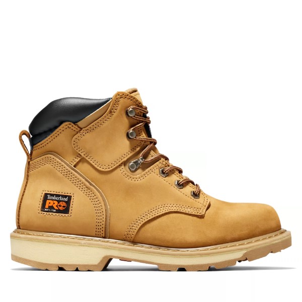 Timberland PRO: Men's Pit Boss 6" Soft Toe Work Boots (Wheat Nubuck)