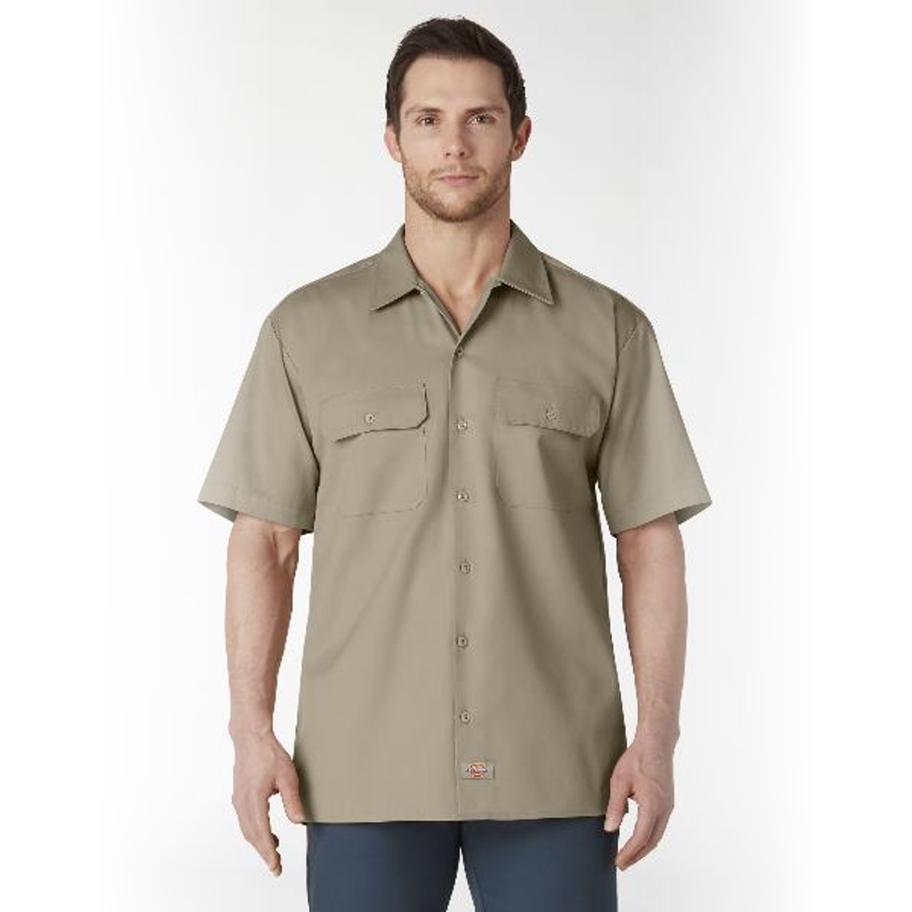 Dickies: FLEX Cooling Short Sleeve Work Shirt (Desert Khaki)
