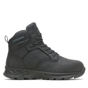 Wolverine: Men's Shiftplus Work LX 6" Alloy Toe Boot (Black)
