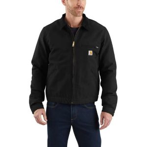 Carhartt: Relaxed Fit Duck Blanket-Lined Detroit Jacket (Black)