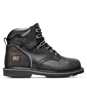 Timberland PRO: Men's Pit Boss 6" Steel Toe Work Boots (Black Oiled Nubuck)