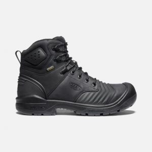 Keen Utility: Men's Portland 6" Waterproof Carbon Fiber Toe Boot (Black/Black)