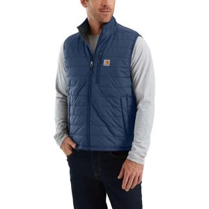 Carhartt: Rain Defender® Relaxed Fit Lightweight Insulated Vest (Dark Blue)